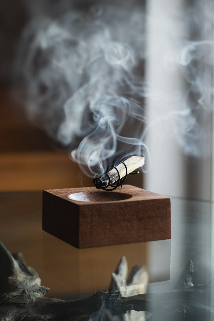 Palo Santo Red Cube Holder